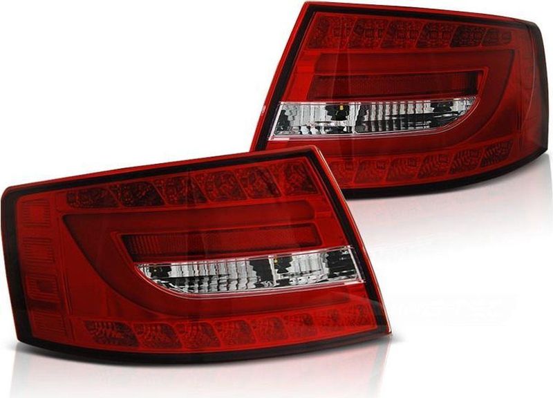 Achterlichten AUDI A6 C6 SEDAN 04 04-08 ROOD HELDER LED 7PIN