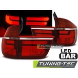 Achterlichten BMW X5 E70 03 07-05 10 ROOD HELDER LED