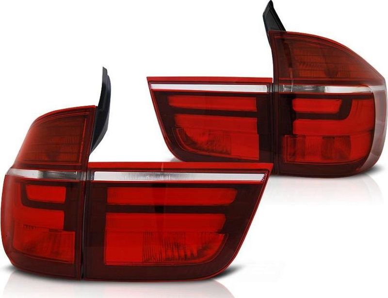 Achterlichten BMW X5 E70 03 07-05 10 ROOD HELDER LED