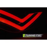 Achterlichten SEAT IBIZA 6J 3D 06 08-12 ROOD SMOKE LED STRIP