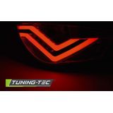 Achterlichten SEAT IBIZA 6J 3D 06 08-12 ROOD SMOKE LED STRIP
