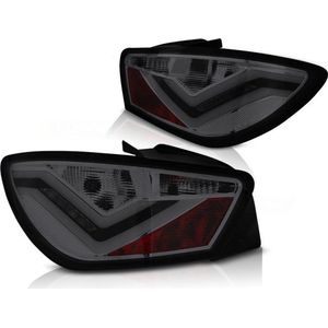 Achterlichten SEAT IBIZA 6J 3D 06 08-12 ROOD SMOKE LED STRIP