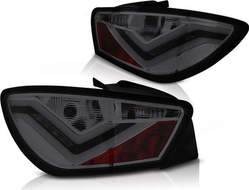 Achterlichten SEAT IBIZA 6J 3D 06 08-12 ROOD SMOKE LED STRIP
