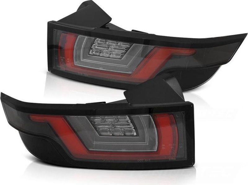 Achterlichten LAND ROVER RANGE ROVER EVOQUE 11-18 ROOD HELDER ZWART LED