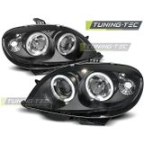 Koplampen dual halo rims CITROEN SAXO 09 99-06 03 ANGEL EYES ZWART