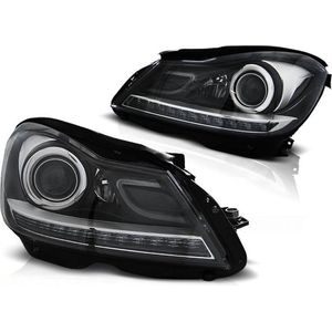 Koplampen met parkeerlicht MERCEDES W204 11- ZWART