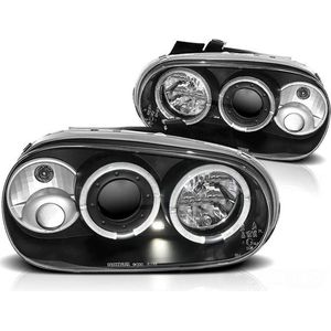 Viking Choice - Scheinwerfer Dual Halo Felgen vw golf 4 09 97-09 03 angel eyes black