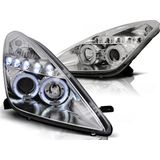 Koplampen dual halo rims TOYOTA CELICA T230 99-05 ANGEL EYES CHROOM