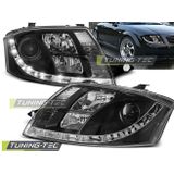 Koplampen met parkeerlicht AUDI TT 99-05 ZWART