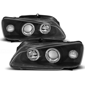 Koplampen dual halo rims PEUGEOT 106 08 96-03 ANGEL EYES ZWART