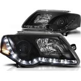 Koplampen met parkeerlicht VW PASSAT B6 3C 03 05-10 ZWART