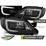 Koplampen Xenon SUBARU IMPREZA III GH 07-12 TUBE ZWART HID