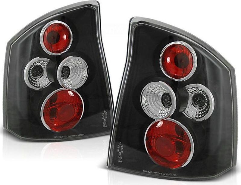 Achterlichten OPEL VECTRA C 04 02-08 ZWART