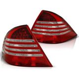 Achterlichten geschikt voor Mercedes S-Klasse W220 98-05 rood helder