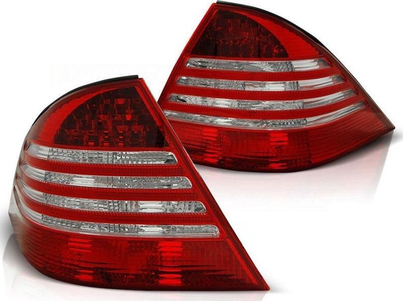 Achterlichten geschikt voor Mercedes S-Klasse W220 98-05 rood helder