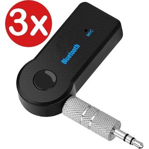 Draadloze Bluetooth Adapter Auto Bluetooth Receiver Audio Muziek AUX - 3 PACK