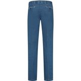 nette jeans COM4 blauw effen katoen