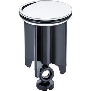 Waterval Metaalstop Waste Plug Universeel – Plugstop badkamer - afvoerplug voor wastafel en bidet - Waste-Stop Chrome 40mm