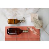 Wellmark - Handzeep - Bruin Glas - Messing Pomp - 500ml