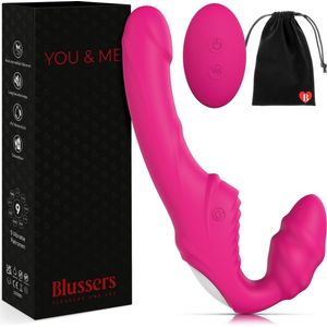 BLUSSERS® Koppel Vibrator met afstandsbediening You and Me® - G spot en Clitoris Stimulator - Sex Toys voor Koppels