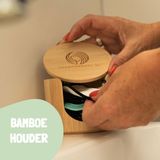 Wasbare wattenschijfjes (16 stuks) | Plasticvrij | 100% biologisch afbreekbare verpakking