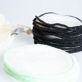 Wasbare wattenschijfjes (16 stuks) | Plasticvrij | 100% biologisch afbreekbare verpakking