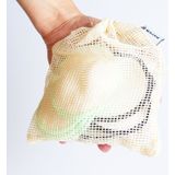 Wasbare wattenschijfjes (16 stuks) | Plasticvrij | 100% biologisch afbreekbare verpakking