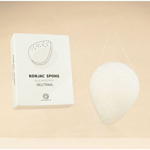 Konjac Spons Neutraal | 100% biologisch afbreekbare verpakking