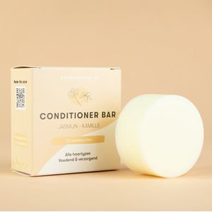Conditioner Bar Jasmijn - Kamille | Handgemaakt in Nederland | 100% biologisch afbreekbare verpakking