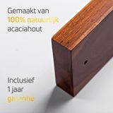 Magnetische messenhouder – Acacia Hout – Extra groot – 7 tot 9 messen – Messenstrip - VDN