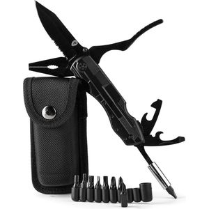 Survival zakmes multitool outdoor – 1 hand open systeem en broekclip – 19 CM vouwmes – RVS