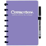 Correctbook A5 Original: uitwisbaar / herbruikbaar notitieboek, blanco, Petunia Purple (paars)