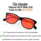 BrightLife Relax - Blauw licht bril - Computerbril - Blauw licht filter bril