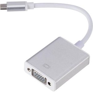 USB-C naar VGA adapter kabel USB Type C voor o.a. Macbook / Chromebook / Acer / Dell / HP / Lenovo
