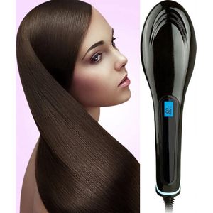 Magic One Step Perfecta 3 in 1 elektrische haarstijlborstel - ionen Technologie  - Keramische Stijl Borstel - Extra Glans en Volume - Magic Hair Brush One Step - Straightener - Volumizer