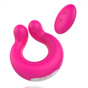 Cockring Vibrerend - Sex Toys voor Koppels - Seksspeeltjes met Afstandsbediening - Roze