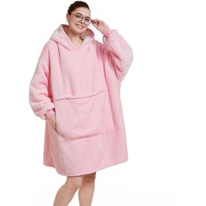 JAXY Hoodie Deken - Snuggle - Snuggle Hoodie - Fleece Deken Met Mouwen