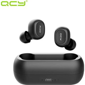 QCY T1C QS1 - TWS True Wireless Stereo - Draadloze Oordopjes - BT Oortelefoon - Bluetooth - Microfoon - V5.0 - Zwart