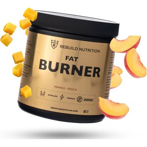 Rebuild Nutrition - FatBurner / Vetverbrander - Onderdrukt Hongergevoel - Afvallen - Geeft Energie - Mango Perzik smaak - 30 doseringen - 300 gram