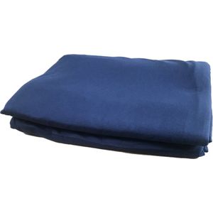 Verzwaringsdeken Set Bamboe 6 KG Weighted Blanket Beter Slapen – Wasbare Hoes Bamboe – 200 x 140 – Donkerblauw