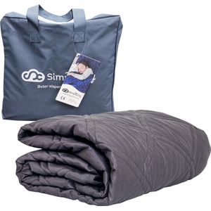 Verzwaringsdeken Kind 3,5KG Weighted Blanket Kinderen - Beter slapen- Oeko Tex Keurmerk – (Zonder Hoes) - 100x150
