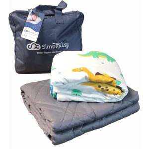 verzwaringsdeken kind 102x152cm 2.98kg grijs