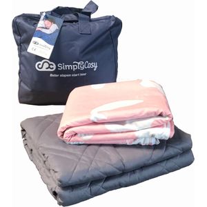 Verzwaringsdeken Kind 3,5KG Weighted Blanket Kinderen - Beter slapen- Oeko Tex Keurmerk – Dieren - 100x150