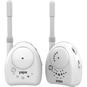 Yapa Electronics® Babyfoon Pro  - Premium Audio Babyfoon - Wit
