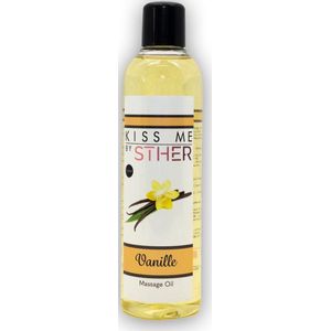 STHER Massage Olie En Glijmiddel Met Smaak en Geur - 250 ML Vanille - Nederlandse Productie - Etherische Olie - Massage Olie Erotisch