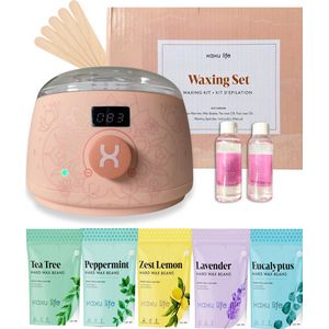 Wax Apparaat - Ontharing - Wax beans - Wax heater set - ontharingsapparaat - Wax bonen - Wax ontharen - XAXU Life