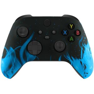 Clever Gaming Clever Xbox Draadloze Controller  – Blue Flame Custom