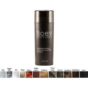 Boev Haarpoeder hazel bruin 27.5 gram - Haarvezels - Hairfibers - Haarverdikker