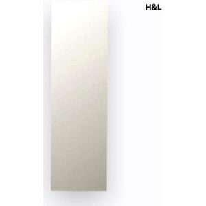 H&L plakspiegel - rechthoek - 105 x 27 cm - inclusief ophangstickers
