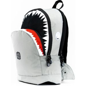 Pick & Pack Shark Shape Backpack M / Grey